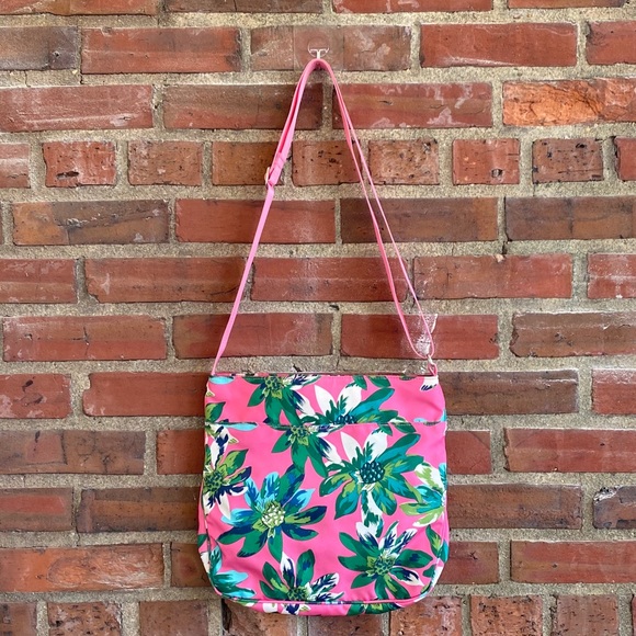 Vera Bradley Crossbody Hot Pink Floral Bag - Picture 3 of 9